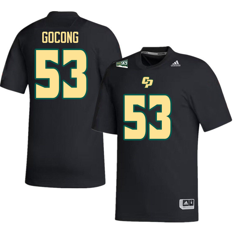 Cal Poly Mustangs #53 Chris Gocong College Football Jerseys,Uniforms Stitched-Black
